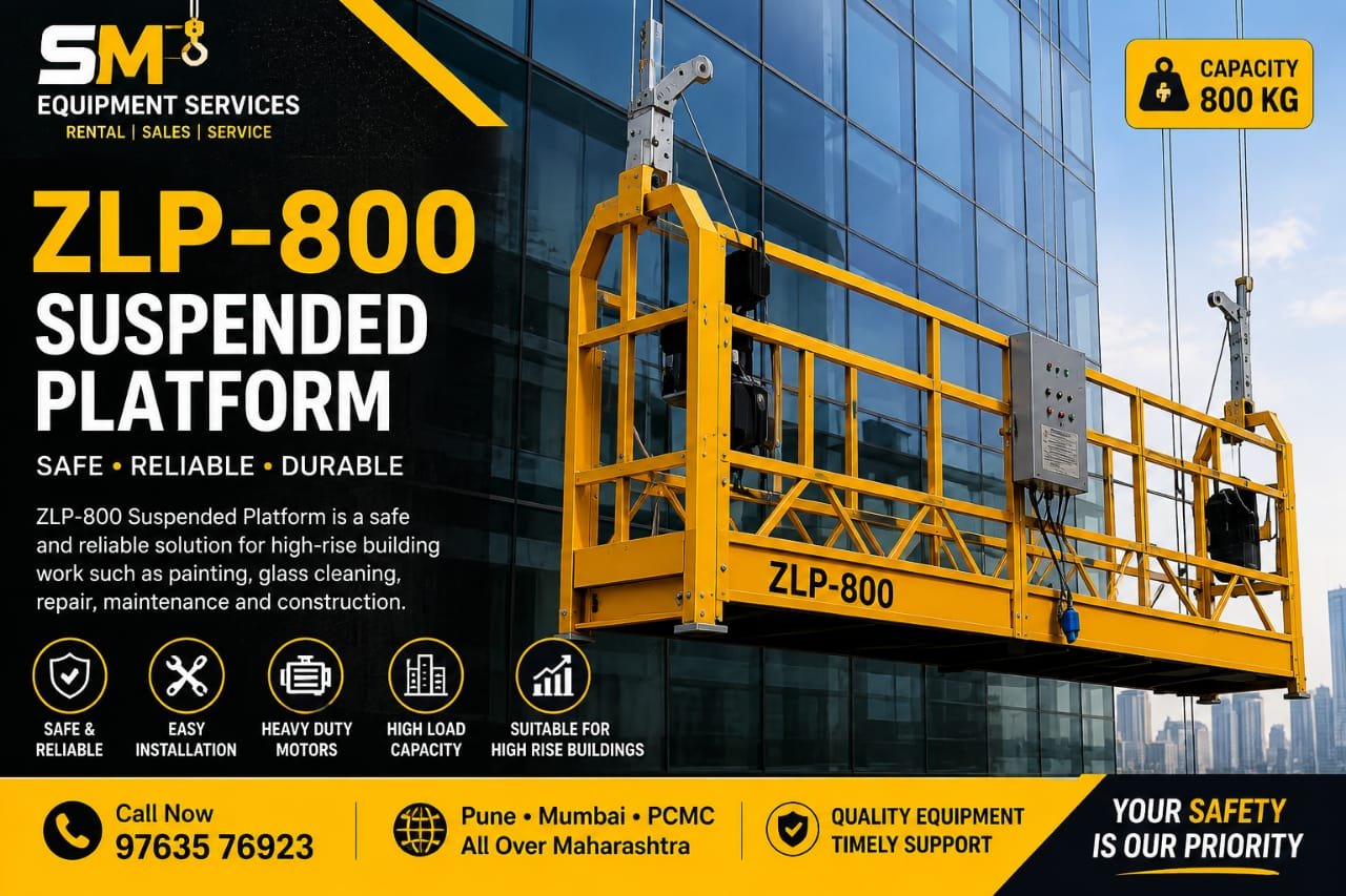 ZLP-800 suspended platform rental by S M Equipments Services